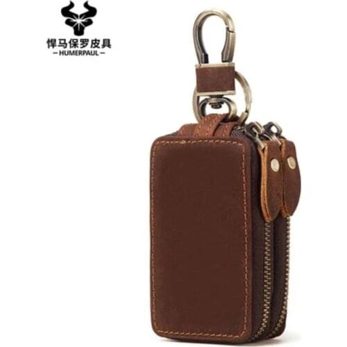Cow Leather Rfid Genuine Leather Wallets Men Wallet Credit Business Card Holders Vintage Brown Leather Wallet Purses Quality
