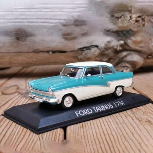 Diecast 1/43 FORD TAUNUS 17M Classic Car Alloy Model Adult Vehicle Collection Decoration Display Souvenir Ornaments Toy Gift