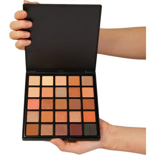 Matte Earth Color Eyeshadow Power Palette Glitter Shimmer Lasting Makeup Pigment Private Label