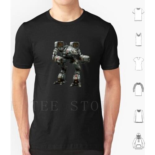 Mech Timber Wolf Madcat Mkii T Shirt DIY Big Size 100% Cotton Mech Timber Wolf Madcat Mkii Robot Game Gaming Computer Droid