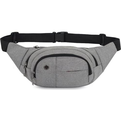 Mens waist bag new multifunctional fashion fanny pack casual running sports ladies cellphone pockets waist pack men