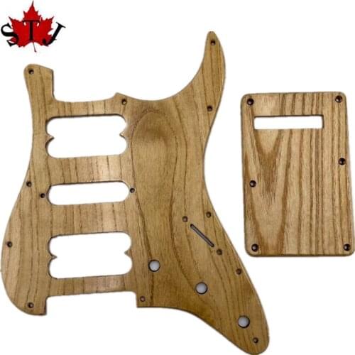 Chinese scholartree wood STRAT GUITAR HSH Pickguard and back caver Backplate