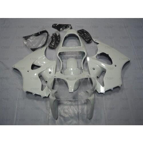 Ninja ZX-6r 2000 - 2002 Fairing Ninja ZX-6r 02 Fairings ZX6r 636 2000 White Motorcycle Fairing