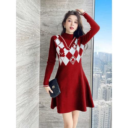 Модные трикотажные платья NODELAY China At AliExpress