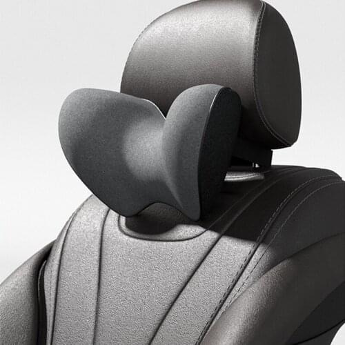 2021 NEW Universal Car Seat Neck Pillows Both Side Pack Headrest Auto Memory Cotton Filled Fiber knitting Headrest Accessories