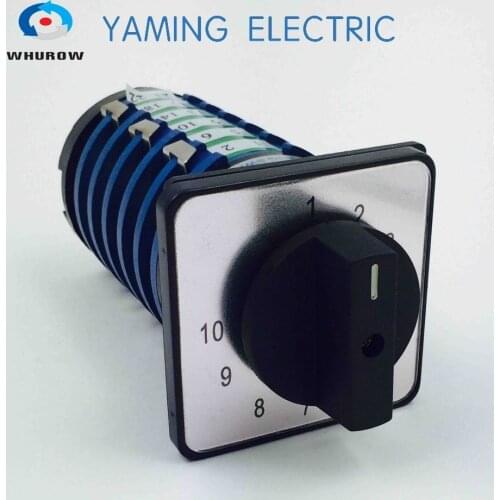 Rotary switch welding machine switch welder switch 32A 6 phases 6 position universal changeover switch KDHC-32/6*10