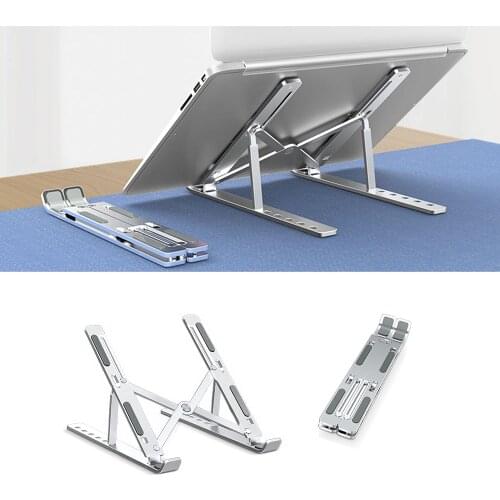 Adjustable Laptop Stand Aluminium Foldable Notebook Support Laptop Base Macbook Pro Holder