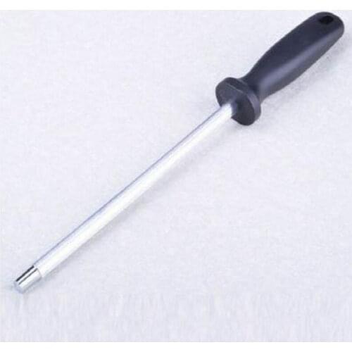 Abs Handle Chef Knife Sharpener Rod Butcher Tool Hone Bar Kitchen Blade Knife Sharpener Sharpening Rod Whet Knife Bar