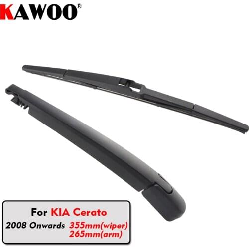 KAWOO Car Rear Wiper Blade Blades Back Window Wipers Arm For KIA Cerato Hatchback (2008 Onwards) 355mm Auto Windscreen Blade