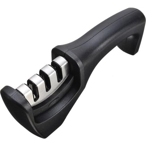 Kitchen Knife Sharpener Professional Three Stages Handheld Sharpener Portable Blade Quick Sharpening Knives Cutter Accessories