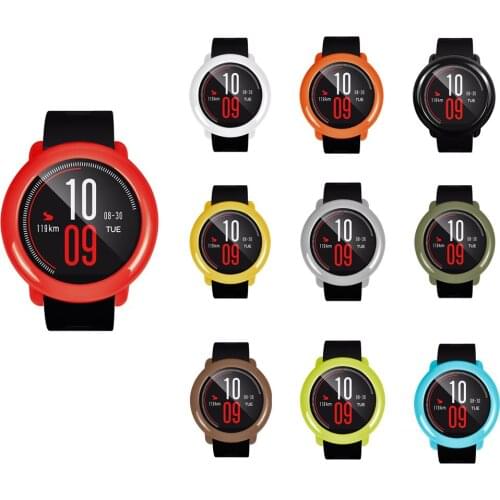 Slim PC Case Cover Protective Frame Shell for Xiaomi Huami Amazfit Pace Watch Colorful Replacement watch protector cases cover