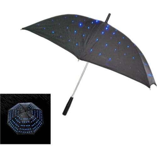 16%,Supply LED light uv umbrella with flashlight function luminous decorative umbrella for photography stage performance decor