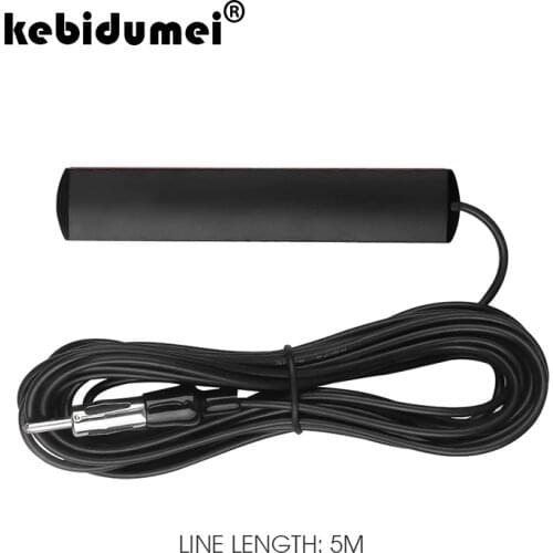 Universal Auto Car Radio FM Antenna 5M 85-112Mhz Signal Amp Amplifier For Marine Car Vehicle Boat Signal Enhance Device