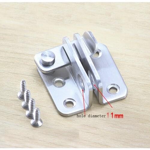 Thickened Door Clasp Stainless Steel Door Buckle Right Angle Lock Hasps