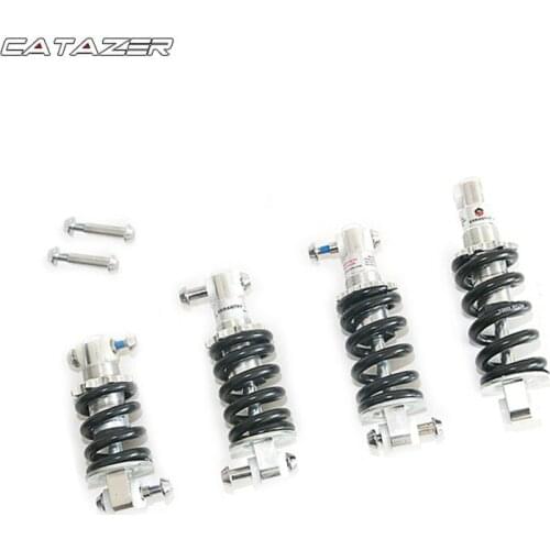 Mountain Bike Rear Shock Suspension Frame Bumper Spring Shock Absorber Bicycle Parts Rear Shock 100/125/135/150mm 1000LBS BZR002