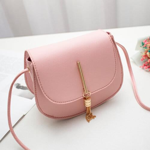 Fashion Tassel Women Crossbody Bag PU Leather Small Flap Messenger Bag for Ladies Sling Bag Mobile Phone Wallet Handbags Bolsa