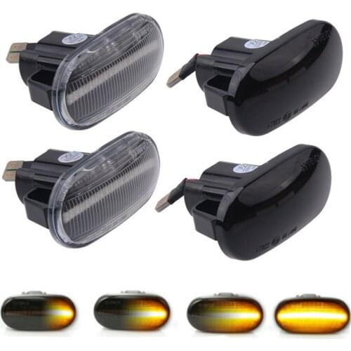 2x Led Flowing Side Marker Lights Turn Signal Indicator Lamps 12V For Honda Accord Civic CRX Prelude S2000 Del Sol Fit Integra