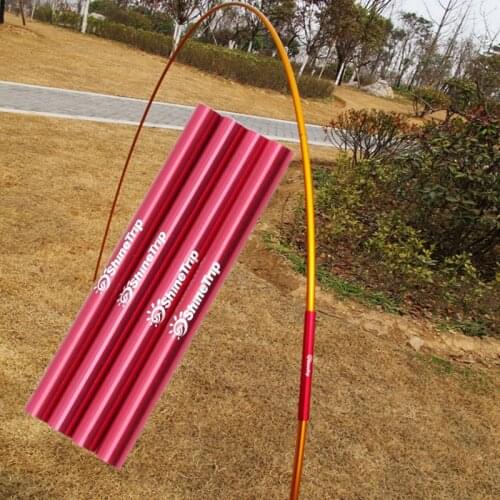 4 Pcs/Pack Aluminum Tent Pole Repair Tube Single Rod Adjustment Pipe Emergency Camping Awning Accessories