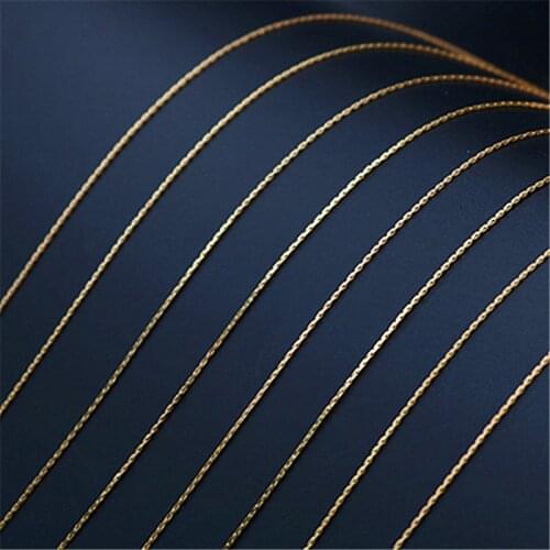 WKOUD 10m (32ft) Antique Gold 1mm Encrypted Bamboo Chain Fringe Chain DIY Manual Necklace Bracelet Alloy Jewelry Accessories
