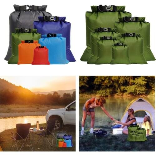6PCS Waterproof Dry Bag Pack Sack Swimming Rafting Kayaking River Trekking Floating Sailing Canoing Boating Water Resistance