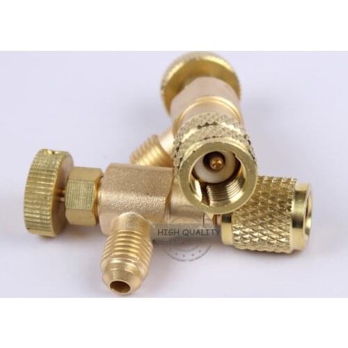 R410/R22 Refrigeration Air Conditioning Valve Safety Fluorine Safety Valve Liquid Addition Accessories Home Refrigeration Tool
