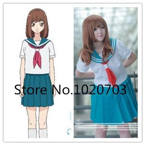 Blue Spring Ride Aoharaido Futaba Yoshioka sailor suit school uniform Cosplay Costume