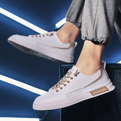 New Fashion Men Boots For Men Ankle Boots High Top Lace Up Breathable Leather Boots Casual Men Shoes Warm Plush White Shoes 44