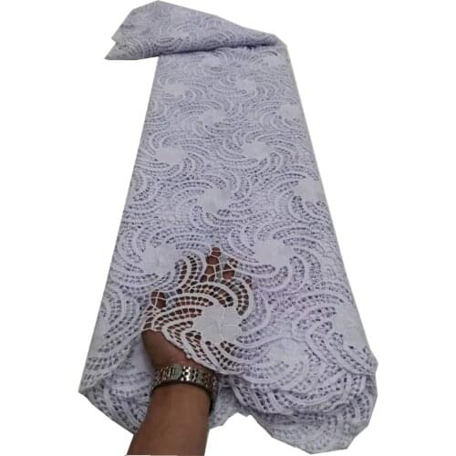 2021 Friendly 5 Yards Top Class Guipure Lace Very Soft African Cord Lace Fabric Embroidery Nigerian Ghana Dubai Lace qx20-79