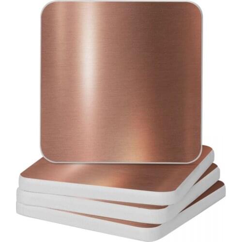 COPPER Diatom Square Round Coaster Non Slip Cup Bonsai Mat Soap Toothbrush Pad Wholesale Diameter 10cm