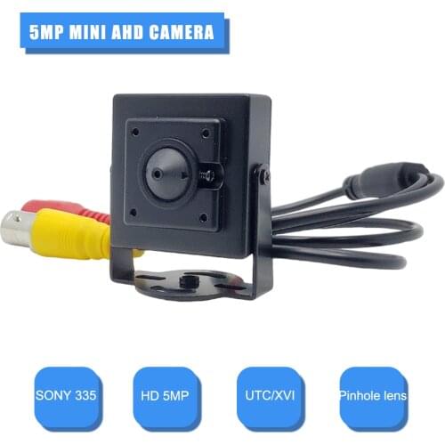 MINI AHD Camera HD 5MP CCTV Camera SONY 335 AHD Security Camera Pinhole Lens Indoor Small Camera Surveillance Video Cameras