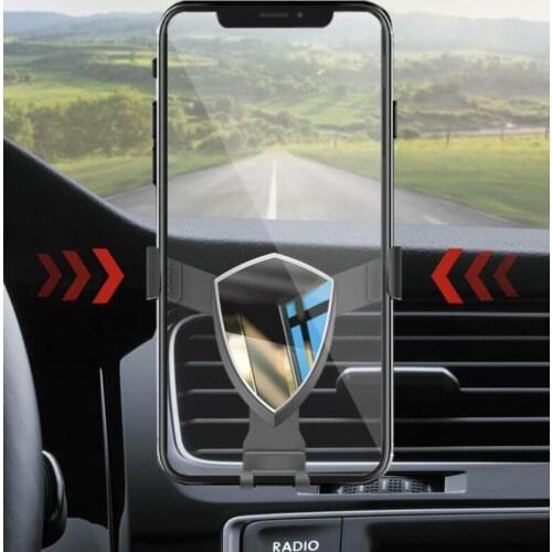 Mobile Phone Holder For Car Fixed Bracket Support Air Vent Clip Mount Mobile Cell Stand Smartphone GPS Gravity Sensing Auto Grip