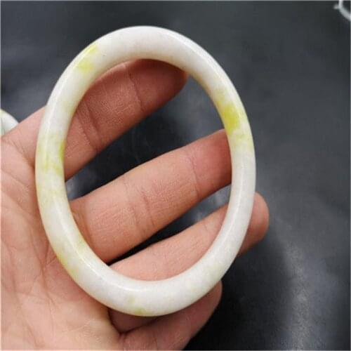 Fashion Natural Colors Jade Bangle Bracelet Charm Jewellery Fine Accessories Hand-Carved Gifts for Women Men