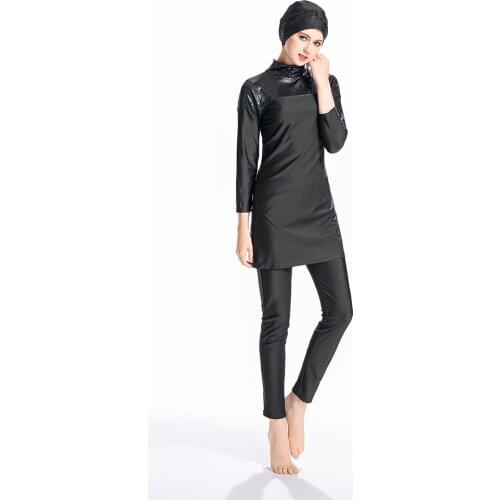 Muslim Swimwear Modest Muslimah Arab Islam Muslim Women Swimsuit Set Ladies Beach Wear Islamic Hijab Burkinis