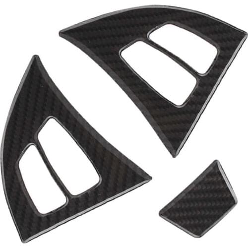 Carbon Fiber Steering Wheel Trim Cover Car Interior Decoration for X5 E70 08-13