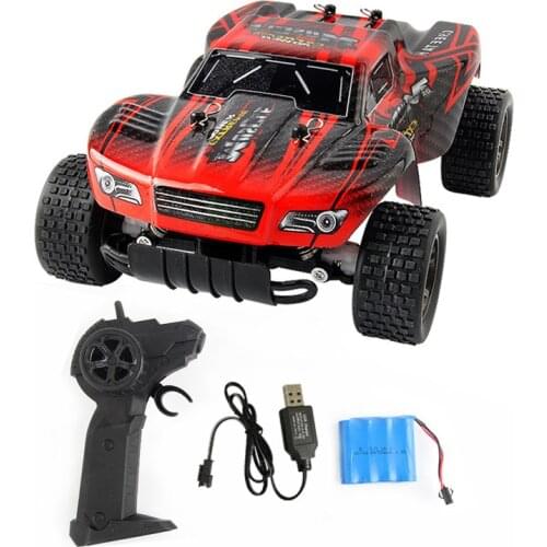 RC Cars Muscle Extreme Monster Truck 2.4G Remote Control Speed Racing Car 4 Wheel Independent Suspension Electronic Hobby Toy