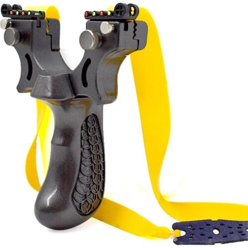 Outdoor Sports Competitive Slingshots Shooting Toys High Precision Slingshot with Flat Rubber Bands Catapult Games for Kids