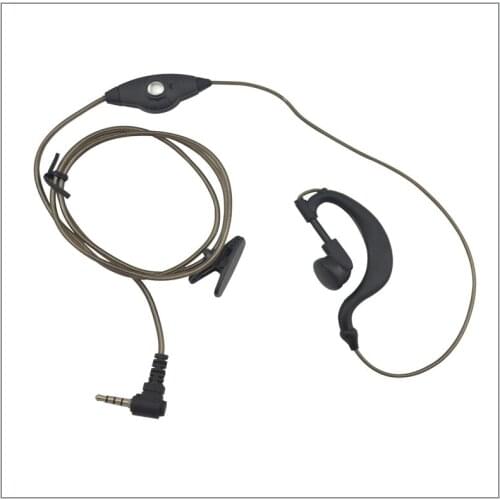 D ring 1 Wire PTT Ear Loop (Y plug ) for Yaesu FT-50,VX-3R,VX-8GR,VX-110,VX-131,VX-150 VX-300, VX-410,Vertex Standard VX-168