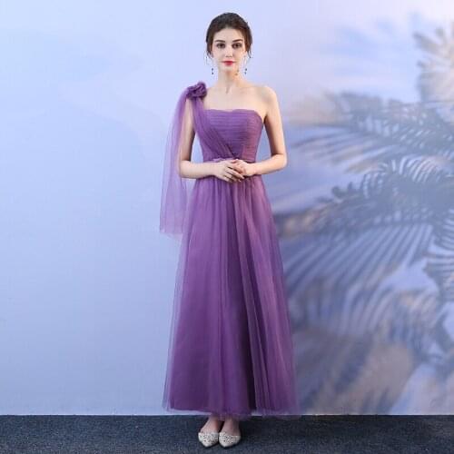 New Fahion Voilet Strapless Long Voile Party Dress Women Summer Dress Summer Clothes For Women Prom Host Dresses 857