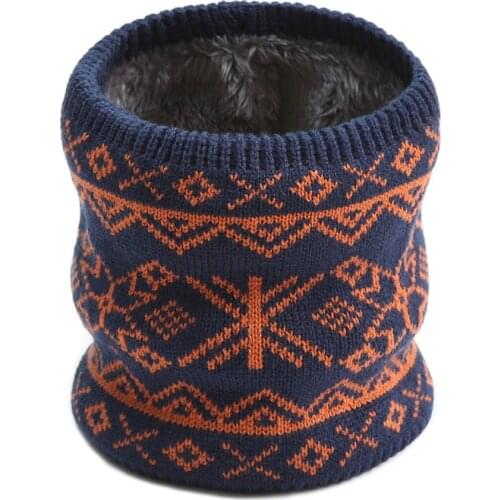 Winter Neck Snood Scarf Fashion Women Neck Wraps Cashmere Ring Unisex Scarves Female Geometric Warm Fur Solid Bufanda 2020