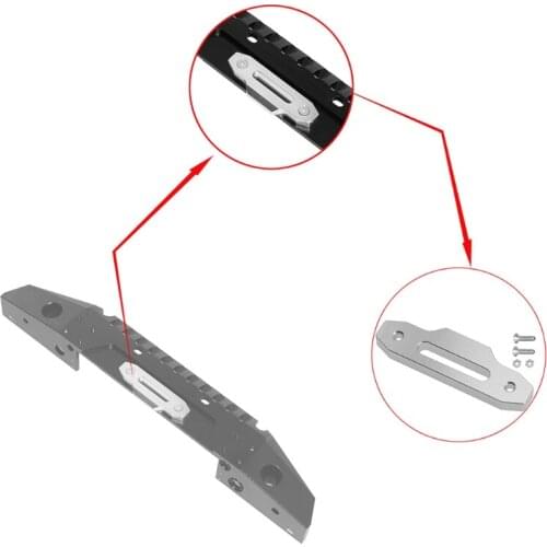 1Set Metal Winch Control Mount Hawse Fairlead for TRX4 SCX10 D90 D110 1/10 RC Rock Crawler Car DIY Modified Accessories Parts