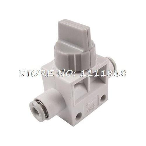 4mm Pneumatic Tube One Touch Fitting Push In Quick Connector Hand Valve