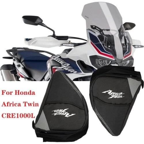 Motorcycle Frame Crash Bars Africa Twin CRF1000L Adventure Sports For Honda CRF1000L Waterproof Bag Repair Tool Placement Bag