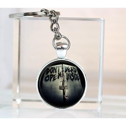 Handmade THE WALKING DEAD Keychain Pendant DARYL DIXON Crossbow Rick Grimes punk Gothic Glasses ancient Cool Car Key chain gift