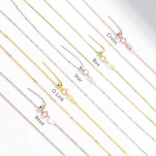 Lo Paulina Solid 925 Sterling Silver Sliding Adjustable Box Chain Necklace 18" For Fashion Women Easy to Wear Jewelry