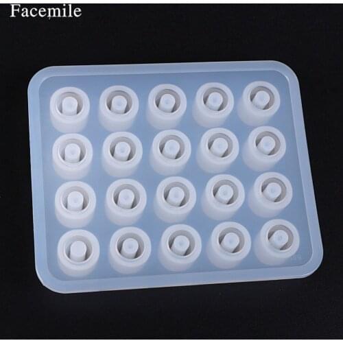 Facemile 1PCS Silicone DIY 20 Gourd Beads Silicone Mold Jewelry Making Tools Fondant Mold Cake Decorating Tools