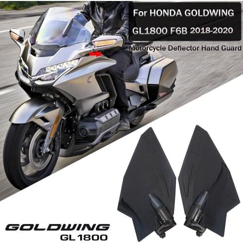 For honda goldwing 1800 gl1800 f6b gl 1800 2018 + up motorcycle accessories Dark gray motorcycle and light top air deflector set