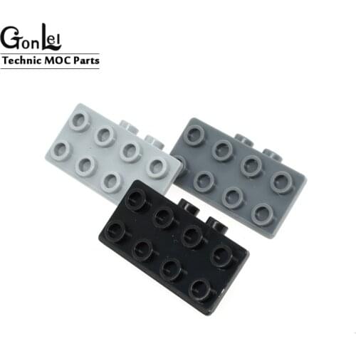 20Pcs/Lot MOCs Series Parts Bracket 1x2-2x4 Special Plates DIY enlighten Blocks Brick Parts Toys Compatible with 93274