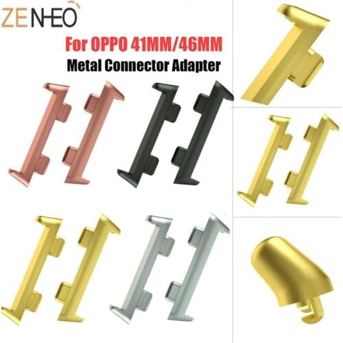 Metal Connector Adapter For OPPO Smart watch Watch band OPPO 41MM/46MM watch band accessories high quality