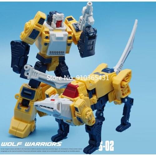 MFT Transformation Weirdwolf VS-02 VS02 G1 Headmasters HEAD WERRIOR Pocket War Series Wolf Mode Action Figure Robot Toys