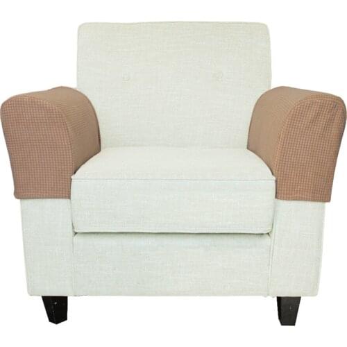 Premium Stretch Fabric Furniture Armrest Cover, Set of 2, Fits Most Shape Arms of Recliner Sofa Couch